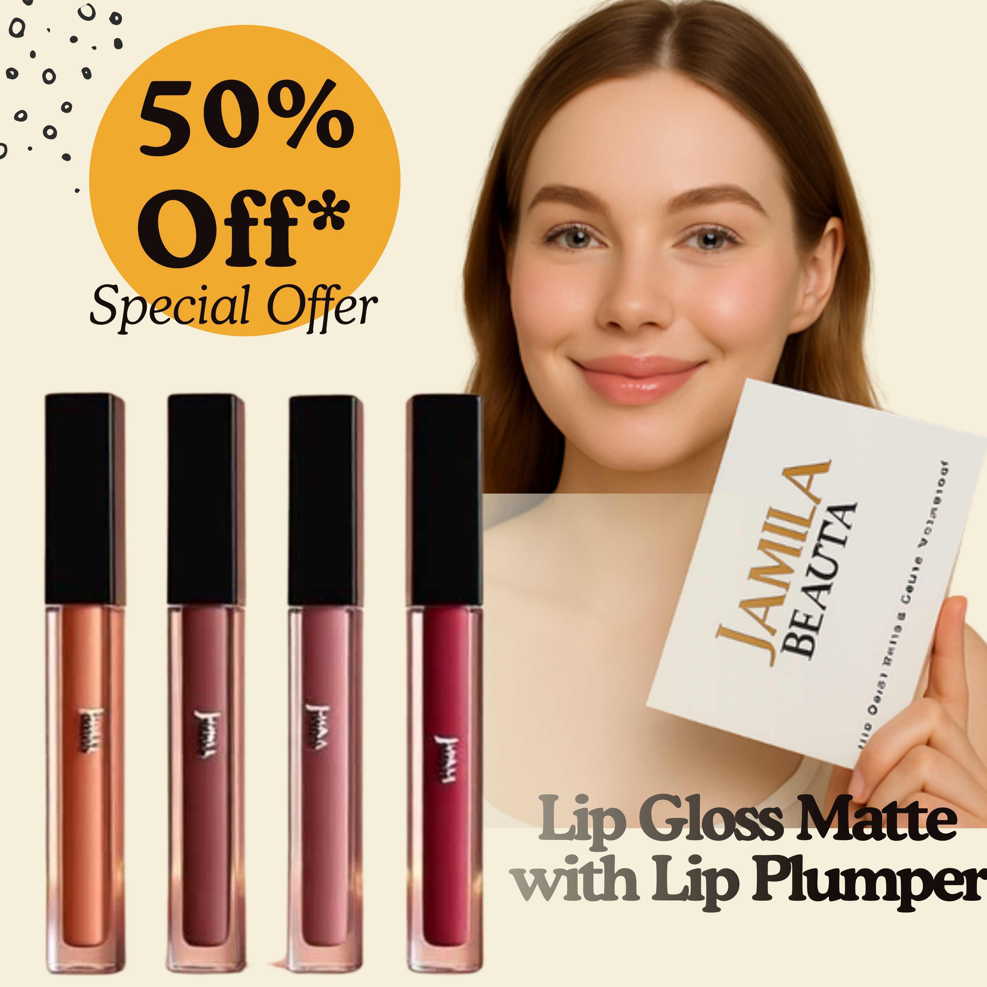 عرض 4 قطع روج و فيلر في بوكس وحد